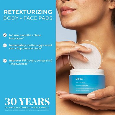Retexturizing Body Pads with Salicylic Acid