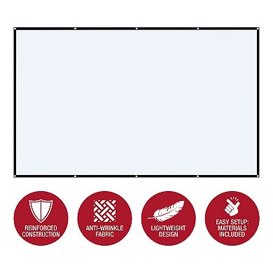 GPX iLive Cinema Pop-Up Movie Theater Projector Set with Speaker & Screen