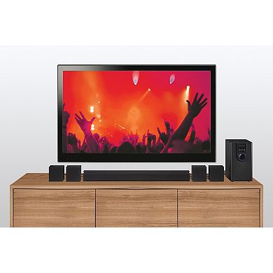 iLive 5.1 Home Theater Bluetooth Audio System 6-Piece Set