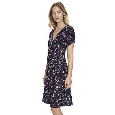 Women's Harper Rose Short Sleeve Surplice Dress