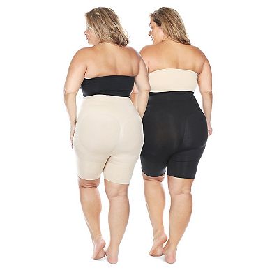 2 Pack Women's High Waisted Thigh Shaper