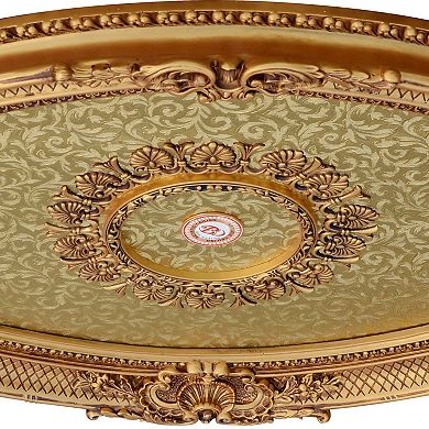 Afd Home Masterpiece Moldings Golden Oval Ceiling Medallion
