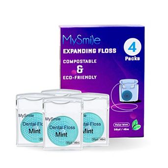 MySmile Expanding Dental Floss - 4 Packs