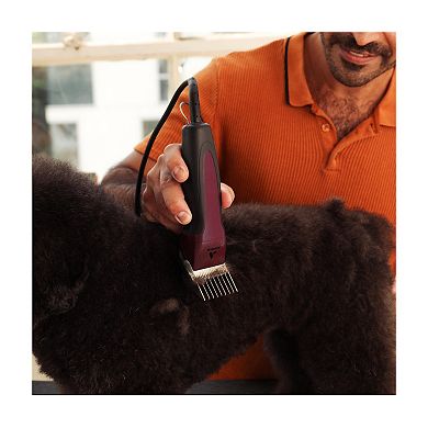 Excel 5-Speed+ Detachable Blade Pet Clipper - Burgundy