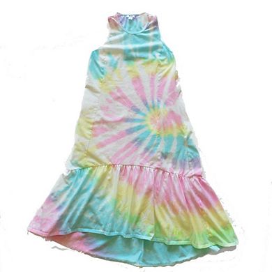 Women’s Tank Dress In Pastel Tie Dye
