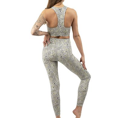 Women’s Activewear Set In Neon Animal