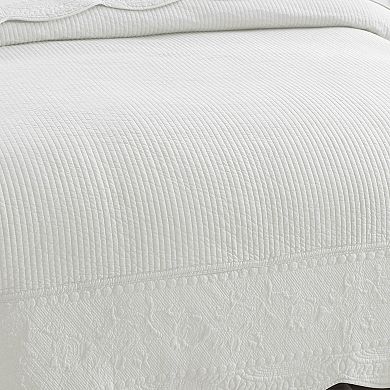 Marcielo 3 Piece 100% Cotton Oversized Bedspread Lightweight Quilt Set