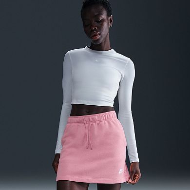 Women's Nike Club Fleece Mid-Rise Skirt