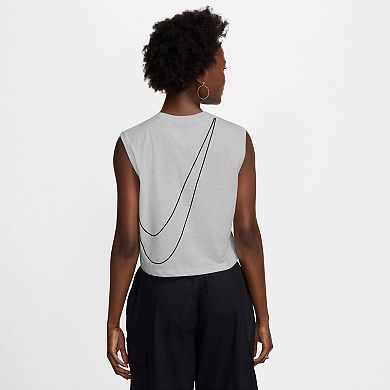 Women's Nike Sportswear Club Sleeveless Crop Logo Tee