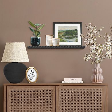 Belle Maison 22-in. Braided Floating Wall Shelf