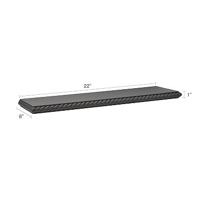 Belle Maison 22-in. Braided Floating Wall Shelf