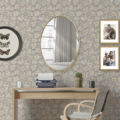 Belle Maison Metal Oval Hanging Wall Mirror