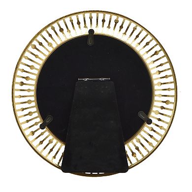 Belle Maison Round Metal Tabletop Picture Frame