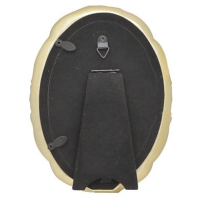 Belle Maison Floral Oval Tabletop Picture Frame