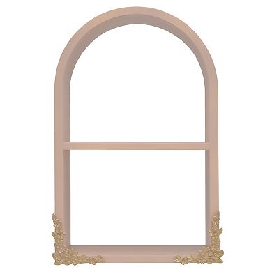 Belle Maison Floral Arched Wall Shelf