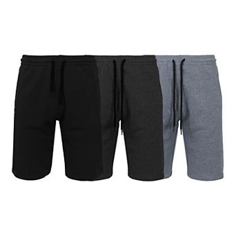 Men's Classic 11" Jogger Lounge Shorts 3-Pack