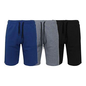 Men's Classic 11" Jogger Lounge Shorts 3-Pack