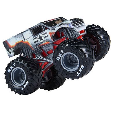 Monster Jam Marvel 2-Piece Iron Man Vs. War Machine Die-Cast 1:64 Scale Monster Truck Set