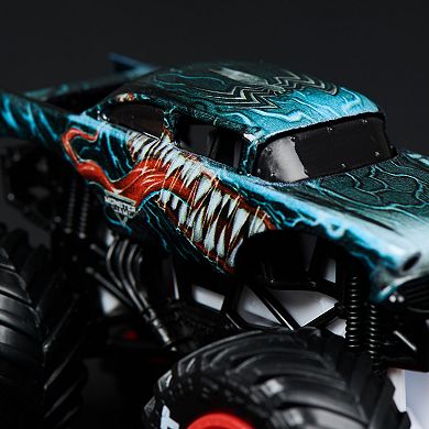 Monster Jam Marvel 2-Piece Venom Vs. Spider-Man Die-Cast 1:64 Scale Monster Truck Set