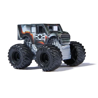 Monster Jam Marvel Mini Monster Truck 3-Pack 1:87 Scale Thor, Black Panther, Iron Man Die-Cast Monster Trucks