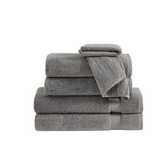 Truly Soft Cloud Solid White 6 pc Towel Set