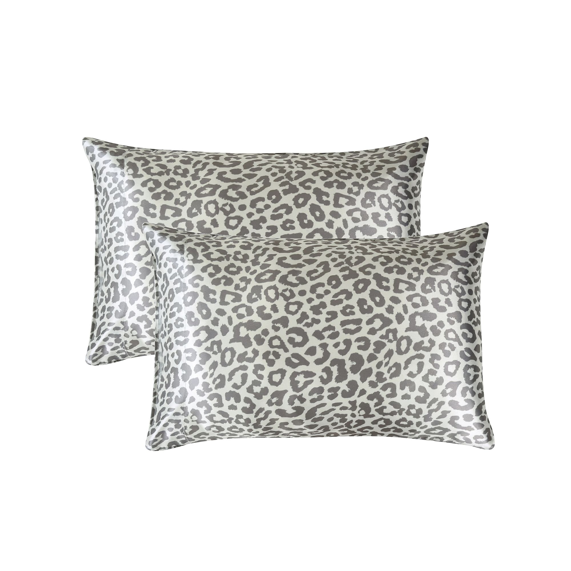 Mend Set of 2 Satin Beauty Pillowcases, Animal Print