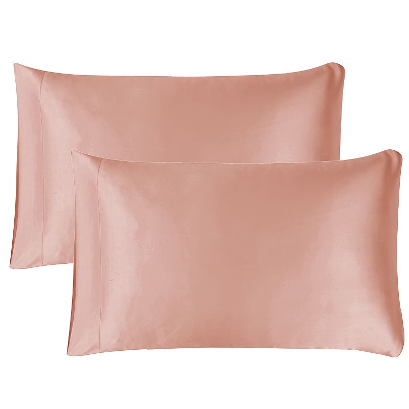 Mend Set of 2 Satin Beauty Pillowcases, Blush