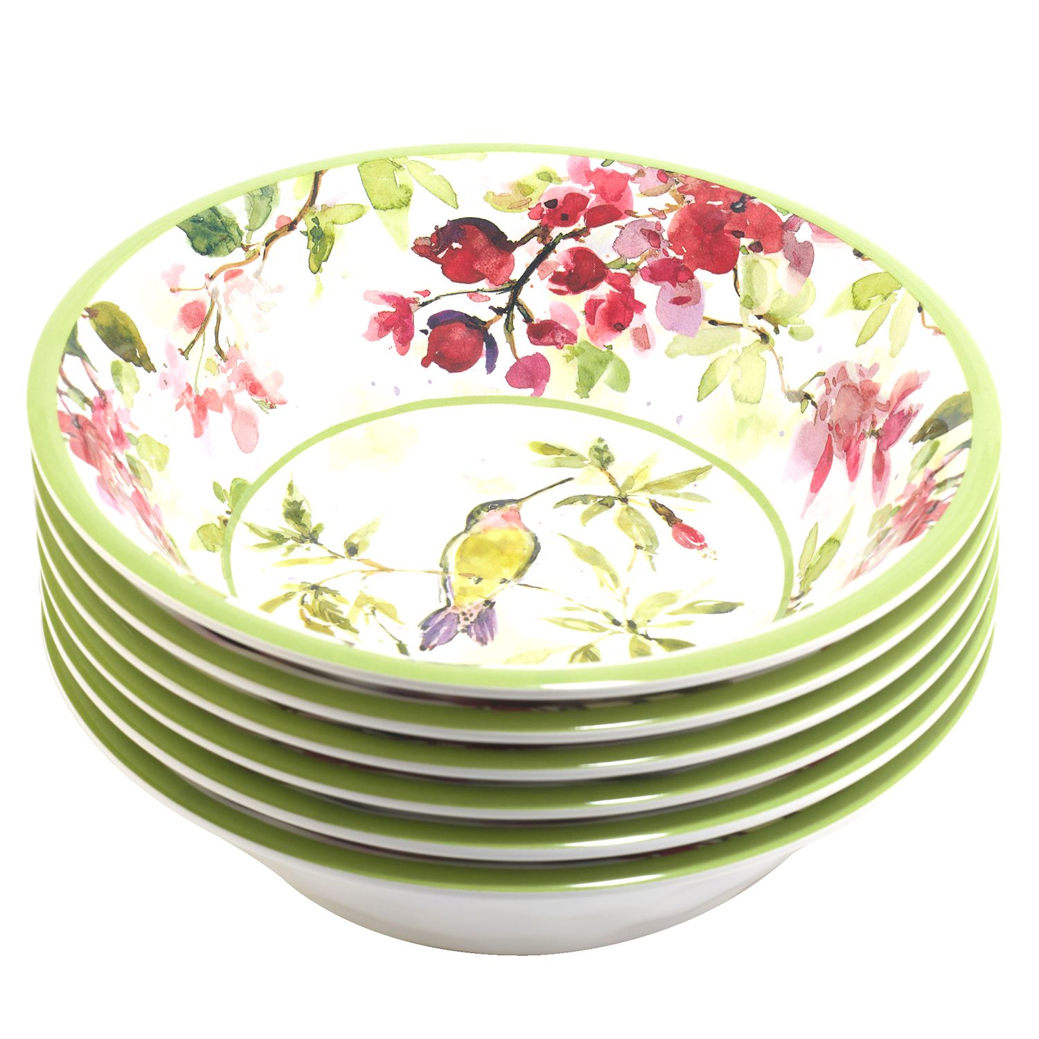 Certified International Hummingbirds Bowl - Thumbnail 3