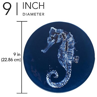 Certified International Sea Life 6-Piece Salad Plate Set