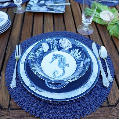 Certified International Sea Life 6-Piece Salad Plate Set