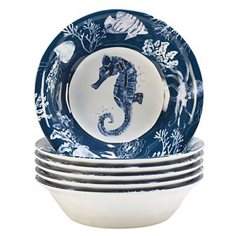 Certified International Sea Life 6 pc Bowl Set