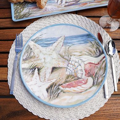 Certified International Seacoast 6-Piece Dinner Plate Set
