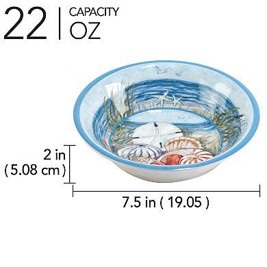 Certified International Seacoast 6-Piece Bowl Set