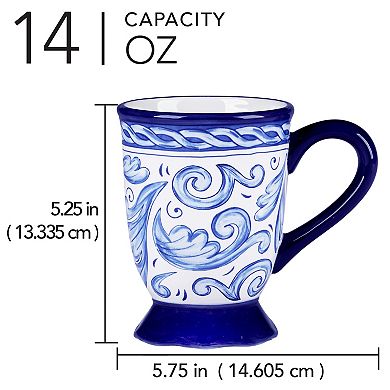 Certified International 4-Piece Veranda Mug Set