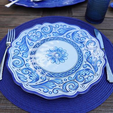 Certified International 4-Piece Veranda Dinner Plate Set