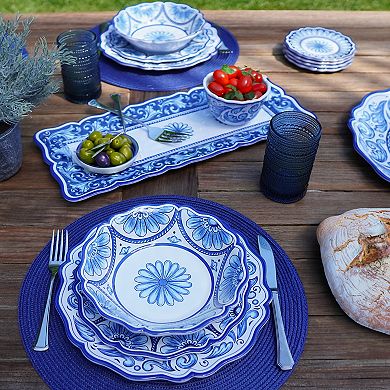 Certified International 4-Piece Veranda Dinner Plate Set