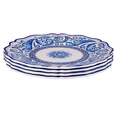 Certified International 4-Piece Veranda Dinner Plate Set