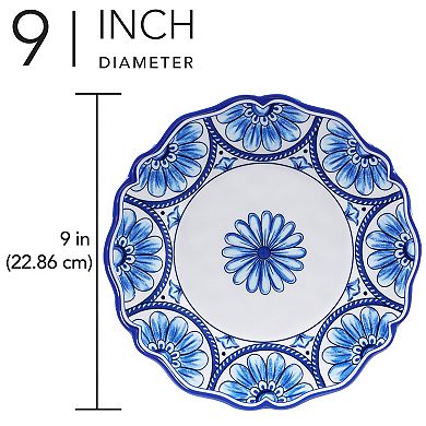 Certified International 4-Piece Veranda Salad Plate Set