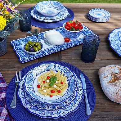 Certified International 4-Piece Veranda Salad Plate Set
