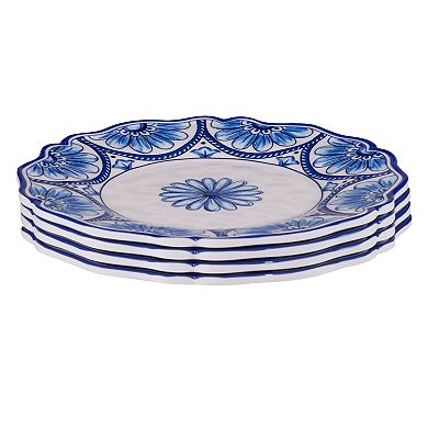 Certified International 4-Piece Veranda Salad Plate Set
