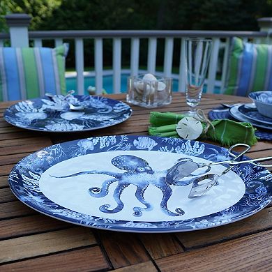 Certified International 2-Piece Sea Life Platter Set