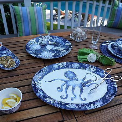 Certified International 2-Piece Sea Life Platter Set