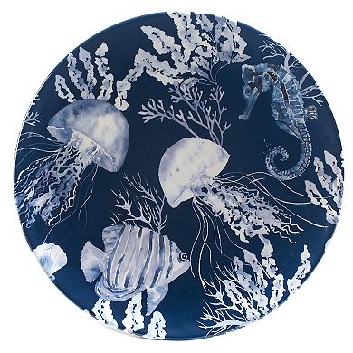 Certified International 2-Piece Sea Life Platter Set