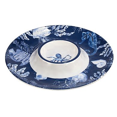 Certified International 3-Piece Sea of Life Hostess Set