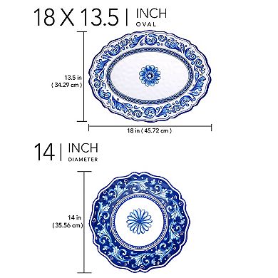 Certified International 2-Piece Veranda Platter Set