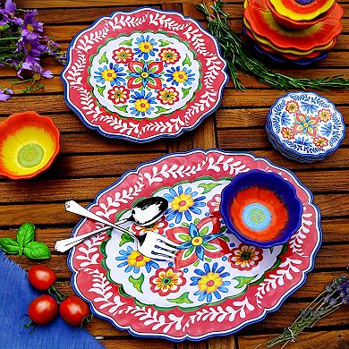 Certified International 2-Piece Flores Platter Set