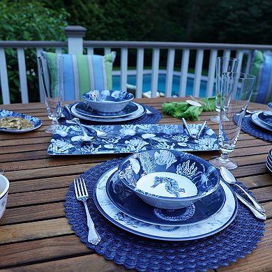 Certified International 12-Piece Sea Life Dinnerware Set