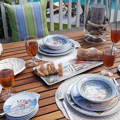 Certified International 12-Piece Seacoast Dinnerware Set