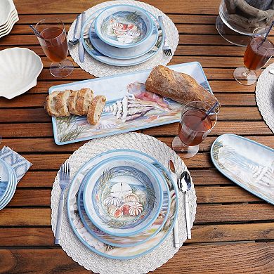 Certified International 12-Piece Seacoast Dinnerware Set