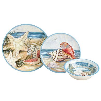 Certified International 12-Piece Seacoast Dinnerware Set